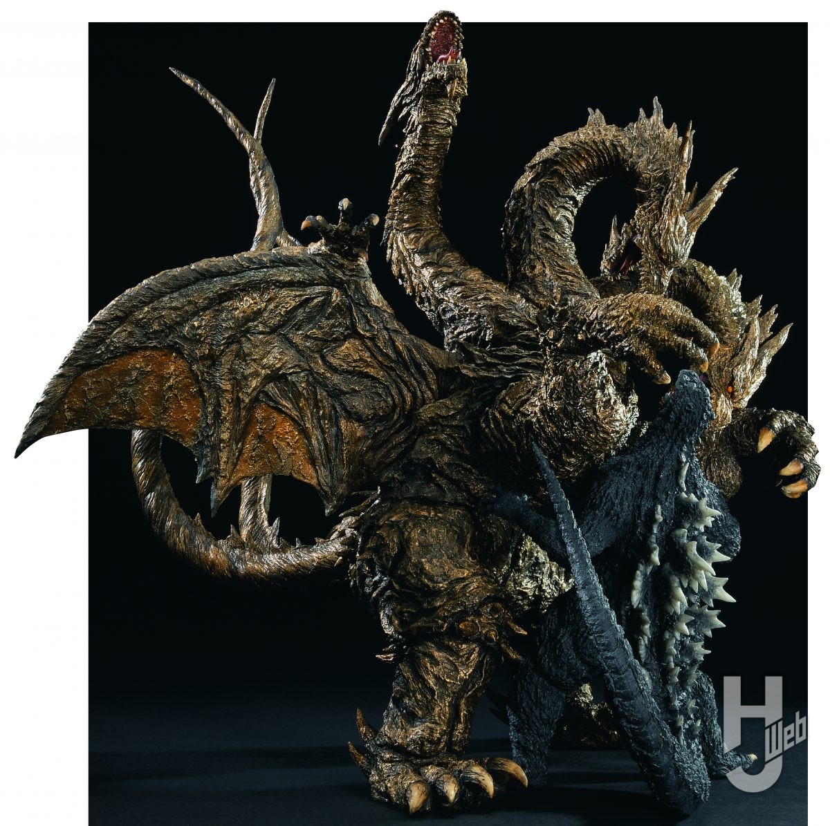 カイザーギドラとゴジラの対決を立体化！【ゴジラ FINALWARS】 – Hobby