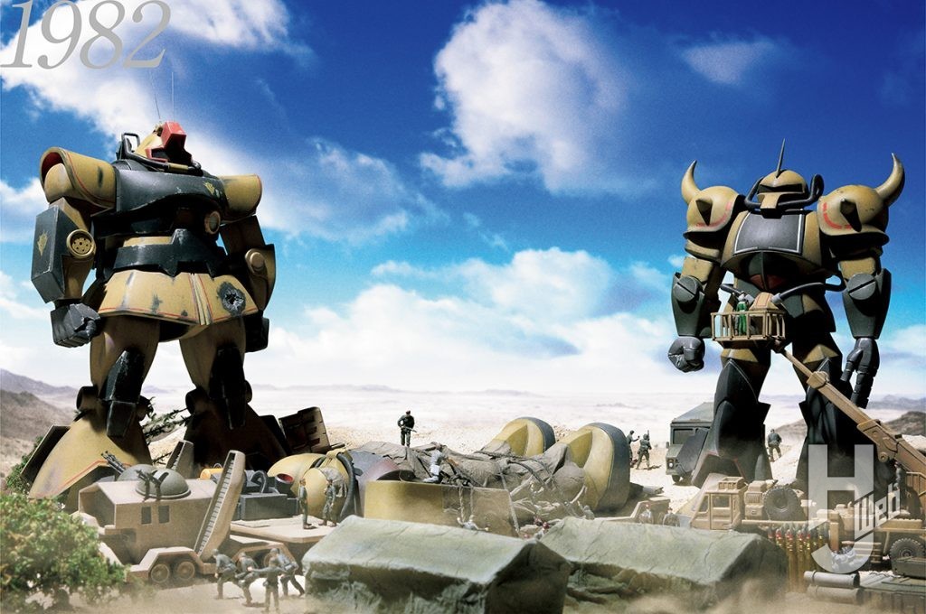 伝説のディオラマ「砂漠の駐屯地」を現代風アレンジでよみがえらせる