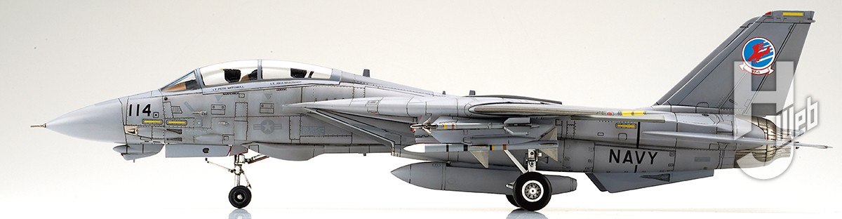 映画『トップガン』主役機・トムキャットを童友社1/72キットで完全再現