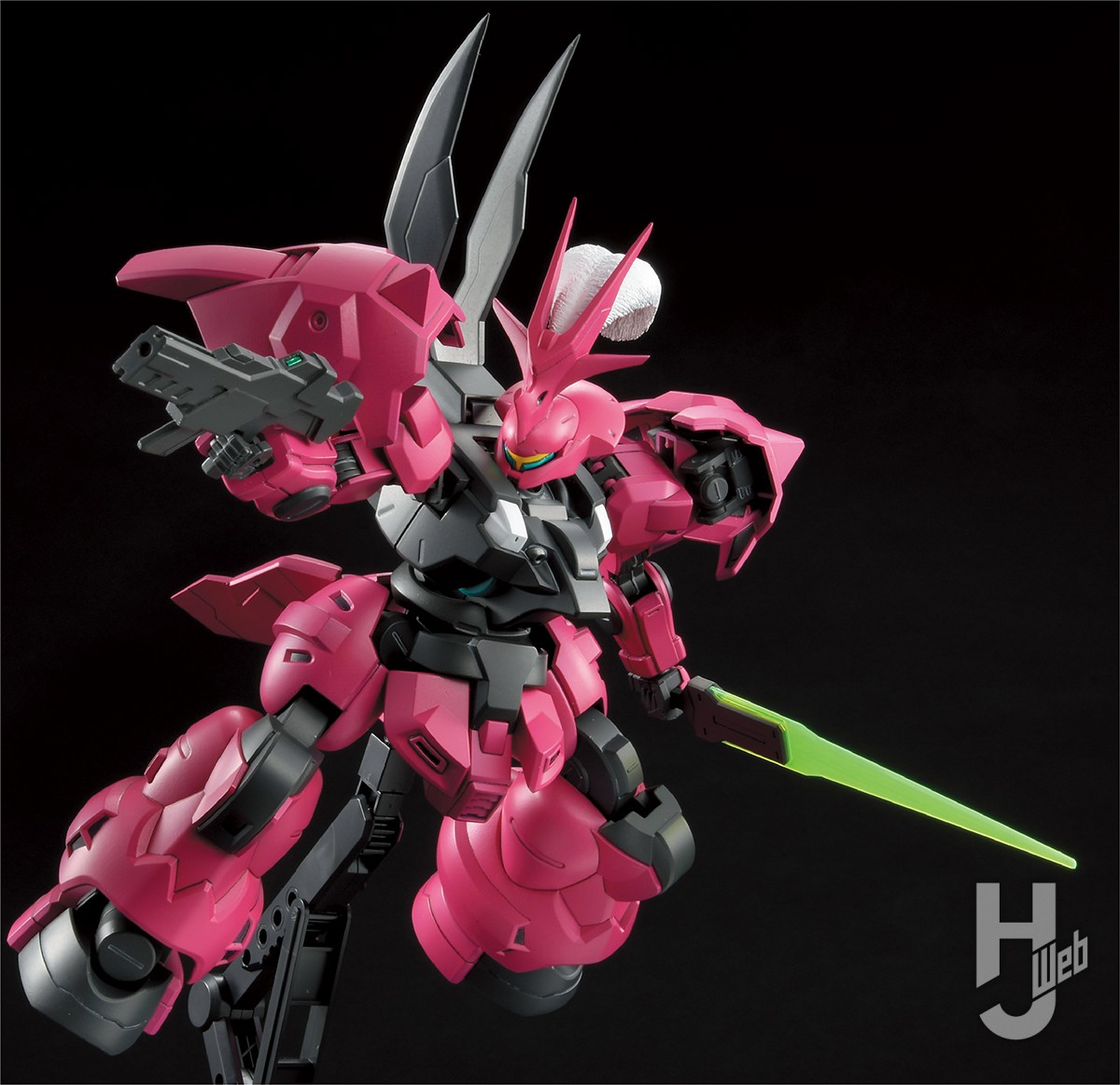 水星の魔女】HGディランザ グエル専用機製作！ ふわふわのブレード