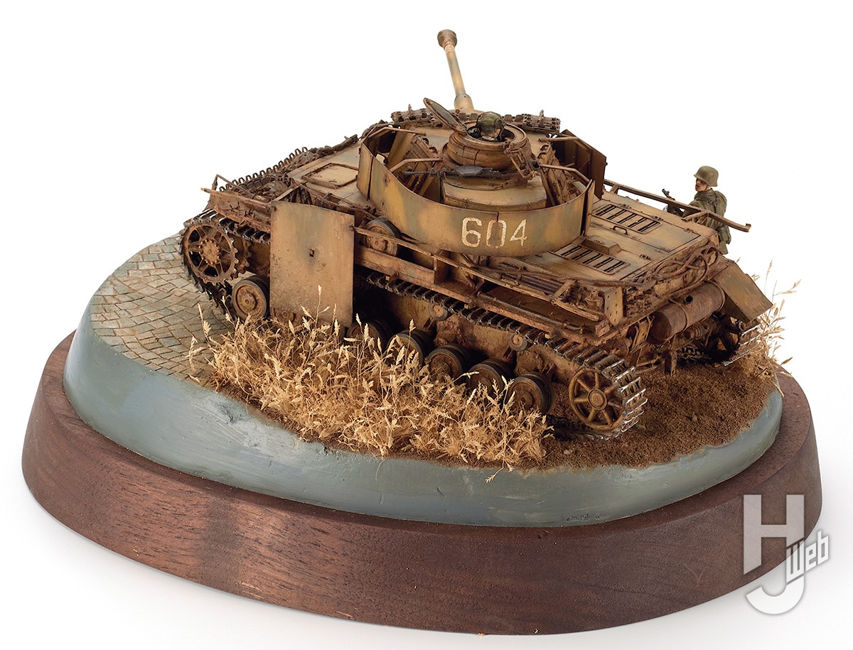 古参のIV号」イメージで作るミニアート「IV号戦車 H型 ニーベルンゲン