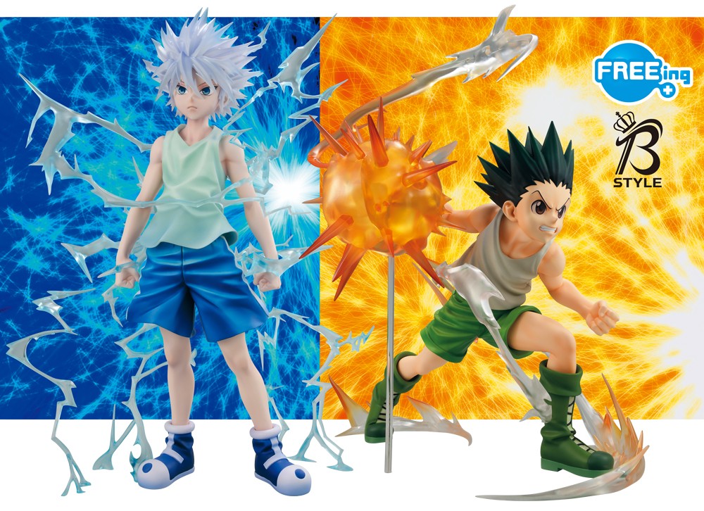 BIGサイズのド迫力！ アニメ『HUNTER×HUNTER』よりゴンとキルアが1/4