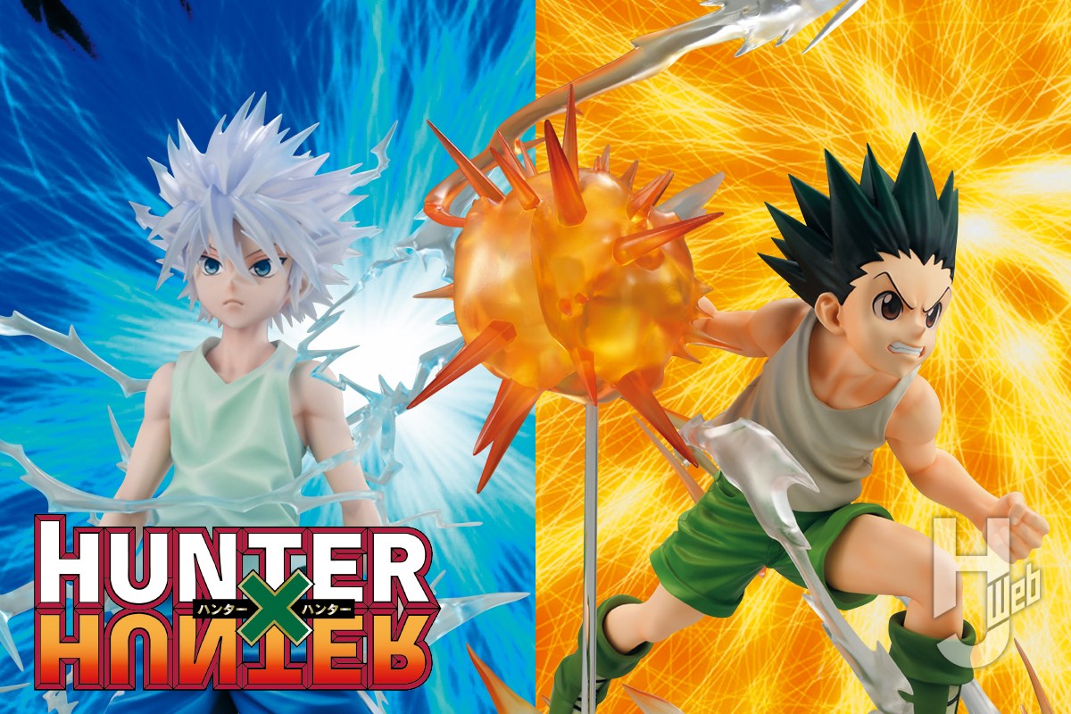 BIGサイズのド迫力！ アニメ『HUNTER×HUNTER』よりゴンとキルアが1/4