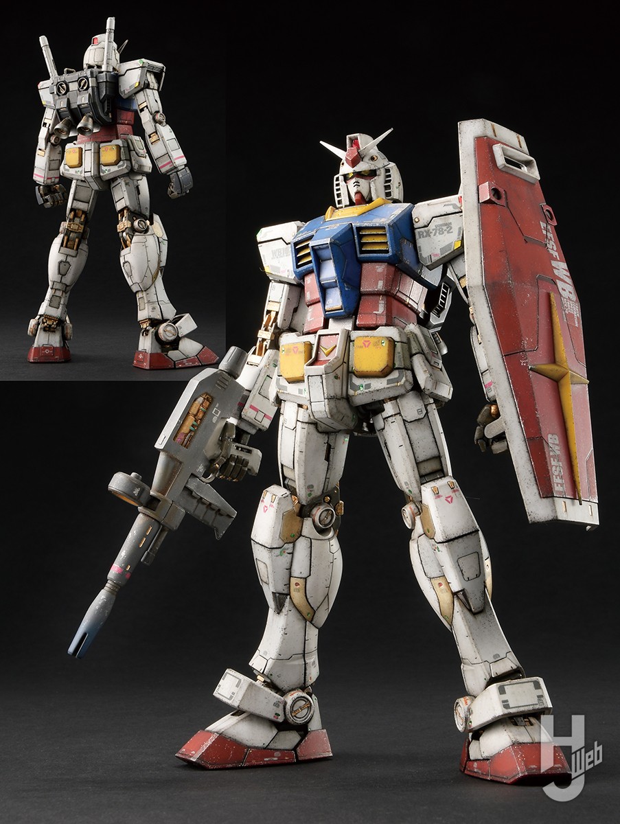 らいだ～Joe式仕上げ「MGガンダム Ver.3.0」完成！お気楽汚しで存在感