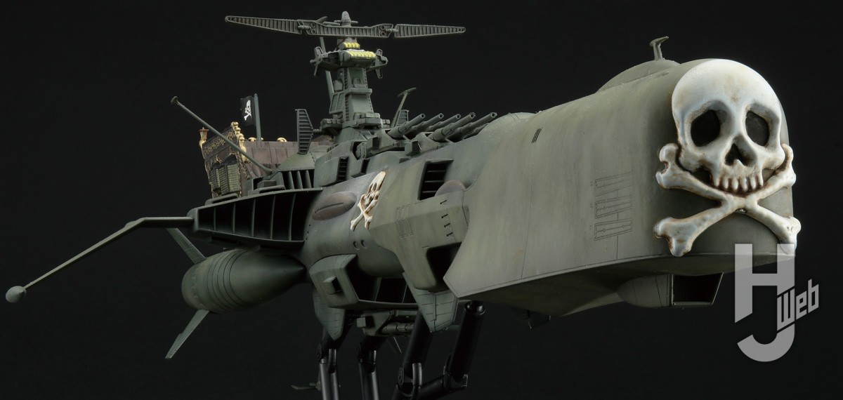 松本零士『銀河鉄道999』の「アルカディア号」を劇場版の色合いで再現