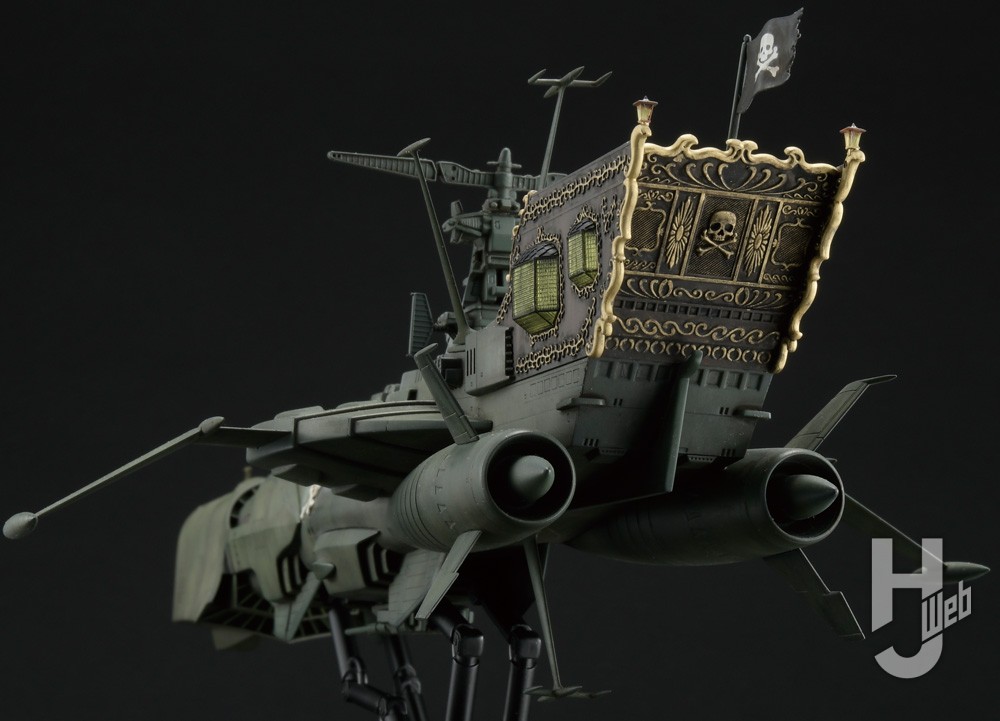 松本零士『銀河鉄道999』の「アルカディア号」を劇場版の色合いで再現