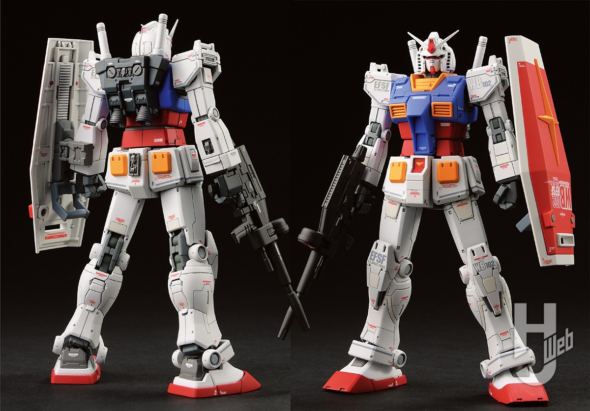 ククルス・ドアンの島』版HG RX-78-02ガンダムをプロポーション変更で