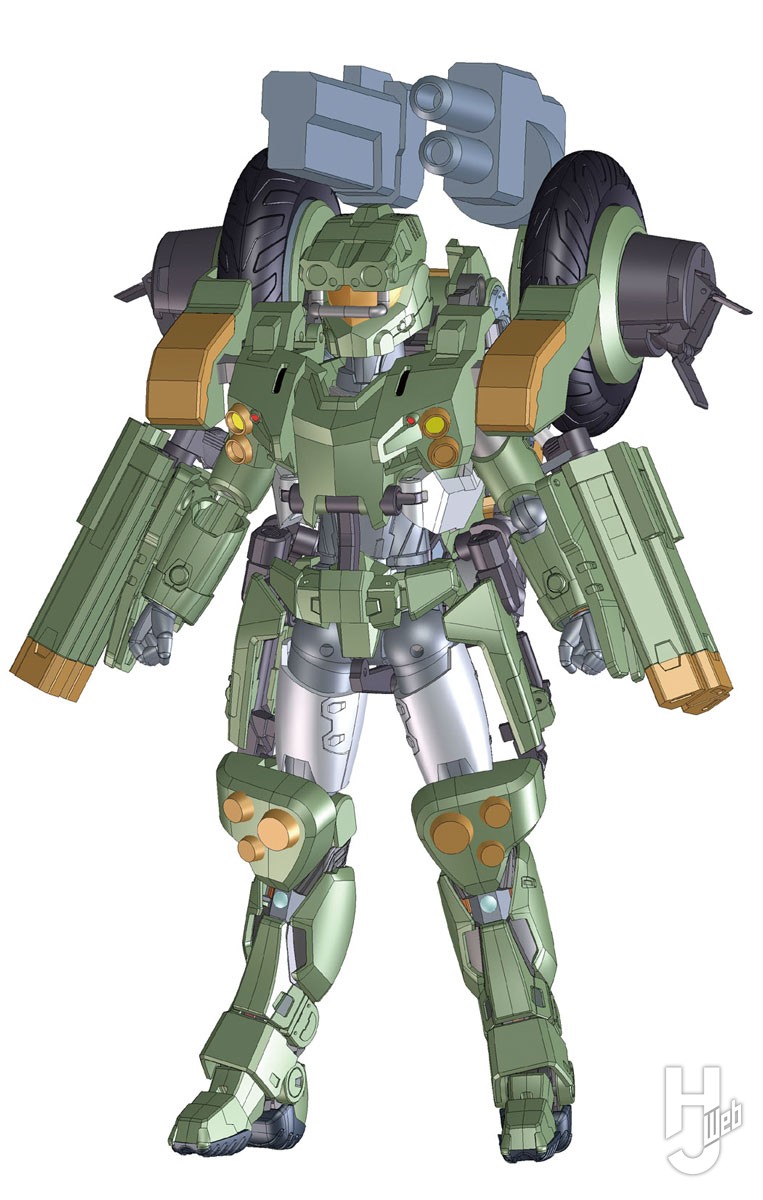 特報】『機甲創世記モスピーダ』外伝小説のイーグル用ライドアーマー