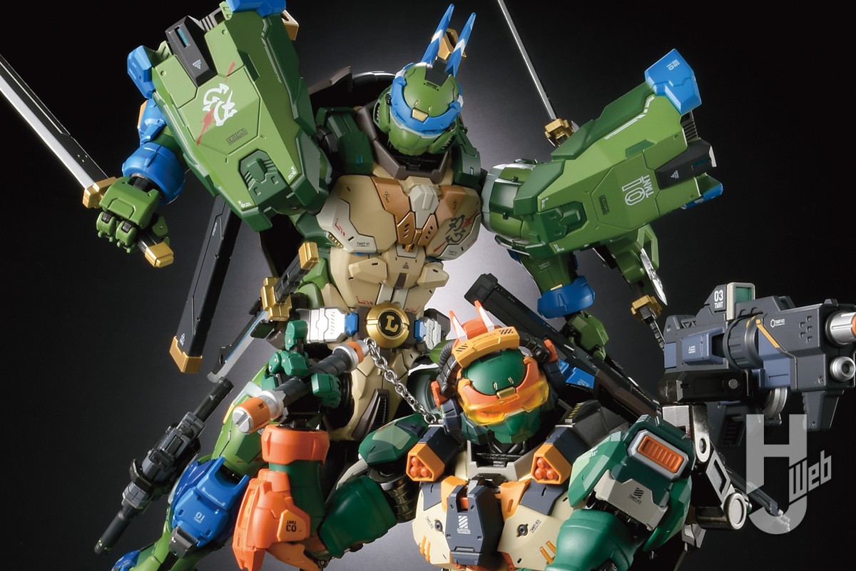 カワバンガ！ レオナルドとミケランジェロが合金可動フィギュアになっ