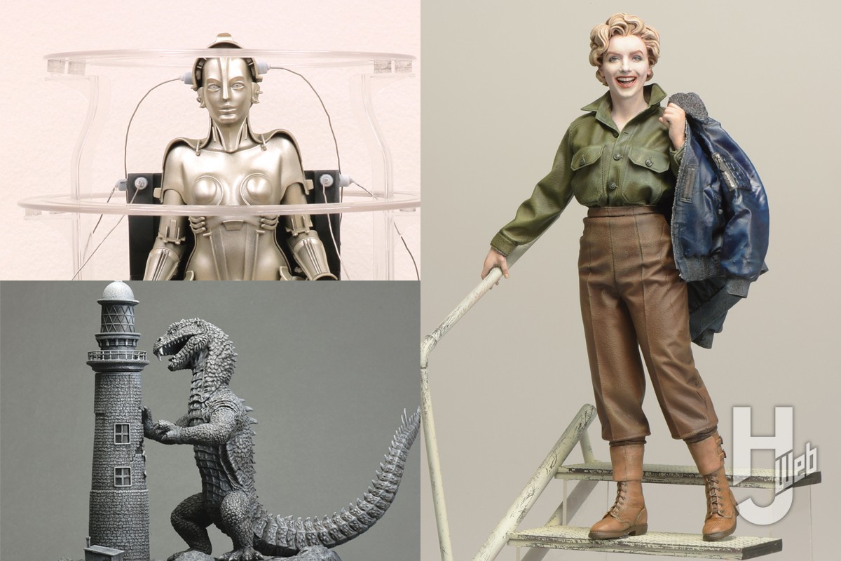 マリリン・モンロー」がプラキット化！ フライトジャケット片手に