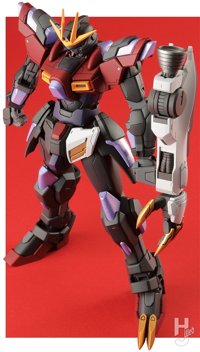 トライバーニングガンダムをライバル機風に！ カラーリングと