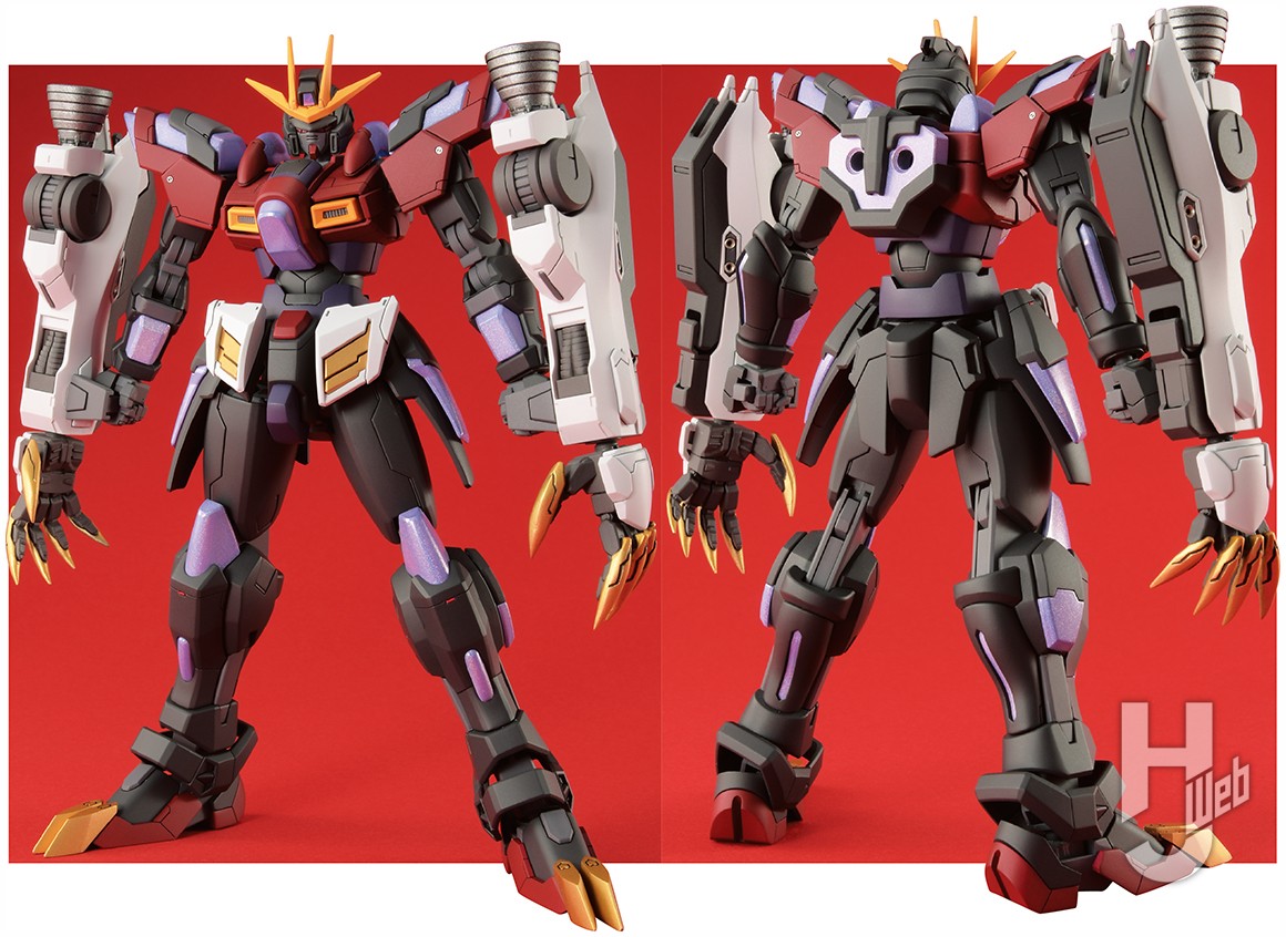 トライバーニングガンダムをライバル機風に！ カラーリングと