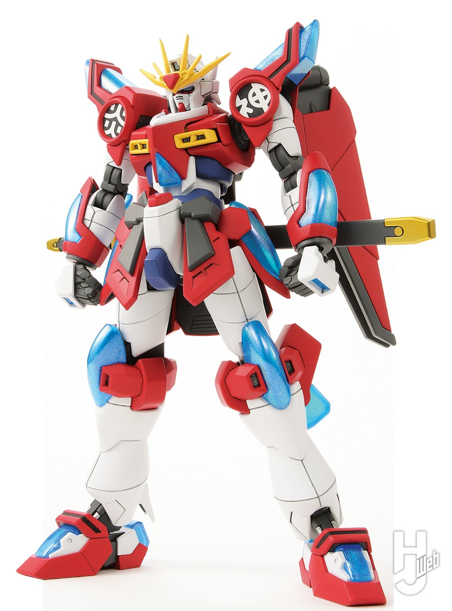 HG 神バーニングガンダム」を丁寧な工作とエフェクトに加えるひと手間