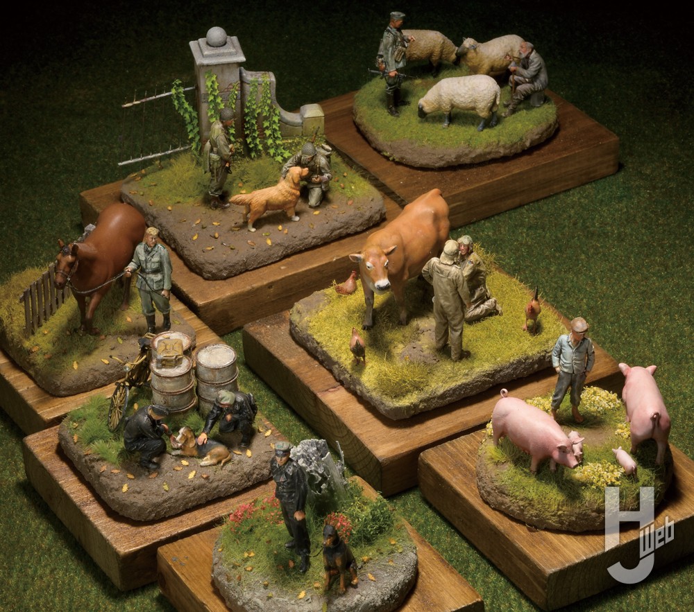 39年越しの新作キット「動物セットII」を使用し、手のひらサイズのヴィ