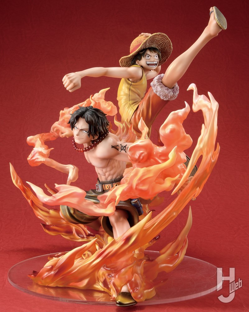 兄弟の絆”を感じさせるルフィ＆エースのフィギュアがシリーズ20周年の