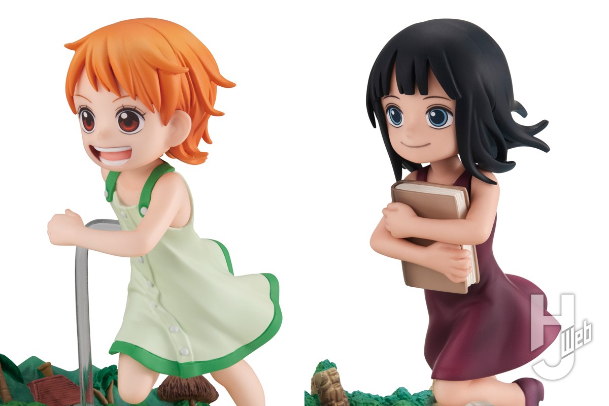 RUN!RUN!RUN!」ナミとロビンの幼少期を立体化！ エース＆ヤマトはBIGな