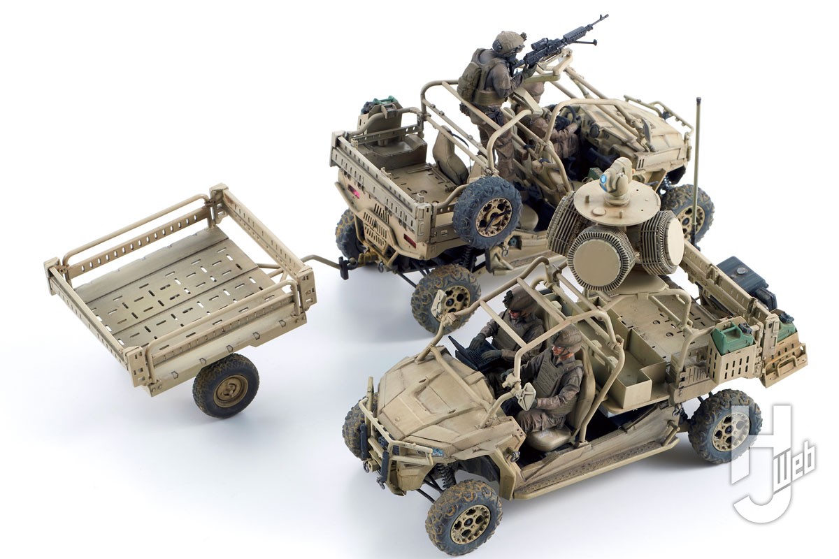 米海兵隊を支える小型の四輪駆動車「MRZR-D4」が1/35スケールで登場