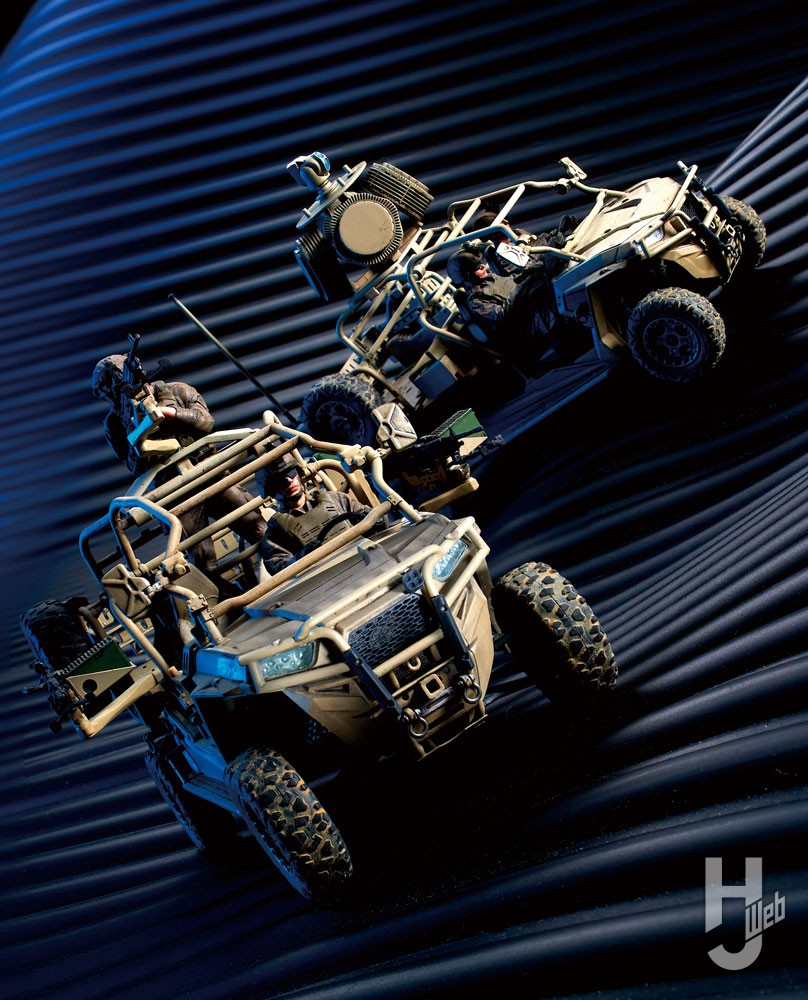 米海兵隊を支える小型の四輪駆動車「MRZR-D4」が1/35スケールで登場