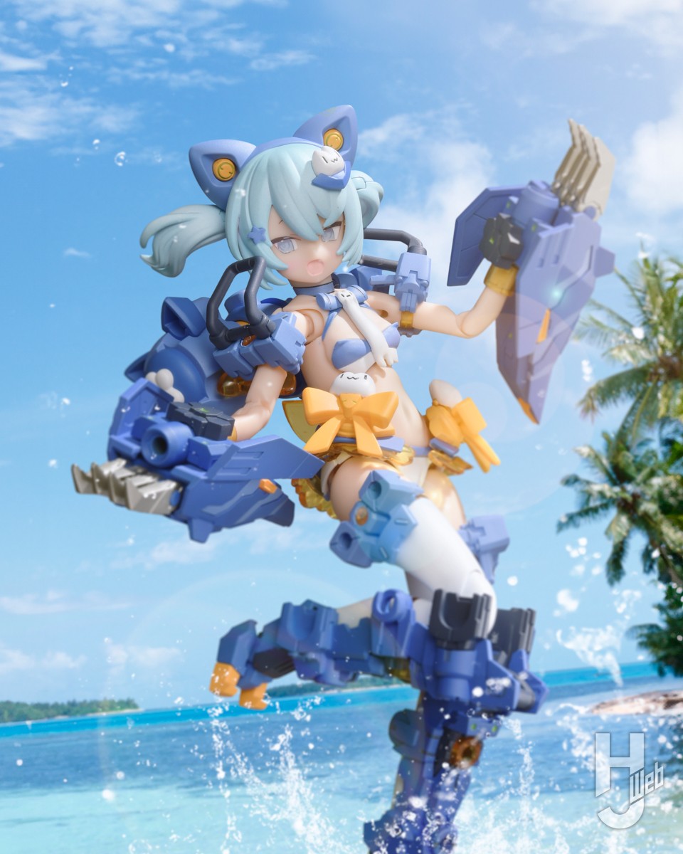 かわいいはつよい!?メガミデバイス「PUNI☆MOFU マオ」。同シリーズの