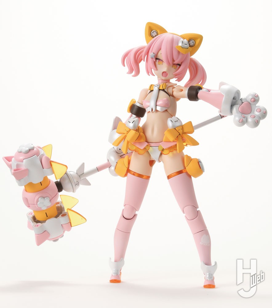 メガミデバイス「PUNI☆MOFU マオ」塗装面を重視した製作でイラスト