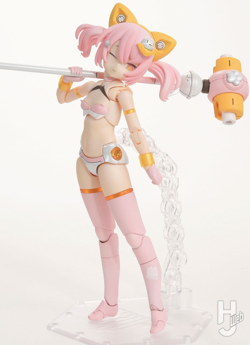 メガミデバイス「PUNI☆MOFU マオ」塗装面を重視した製作でイラスト