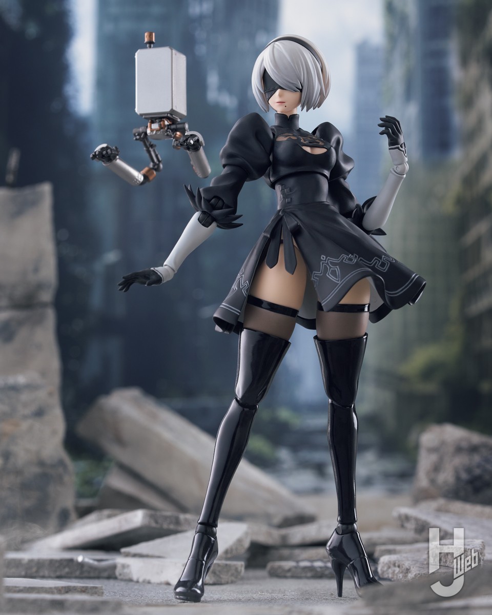 アニメ『NieR:Automata Ver1.1a』』より、2B（ヨルハ二号B型）がfigma