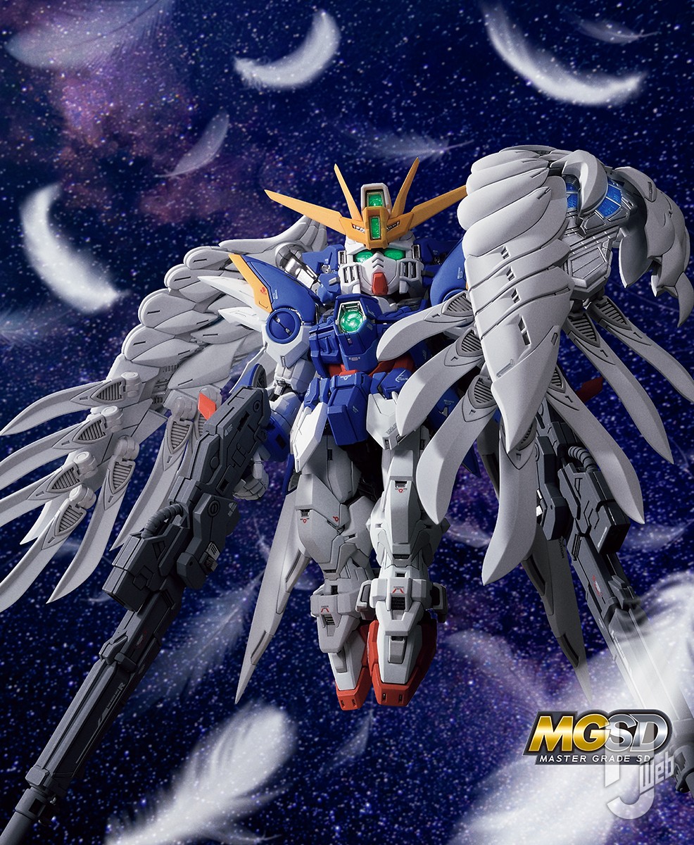 可変機構搭載の「MGSD ウイングガンダムゼロ EW」をシャープに、美しく