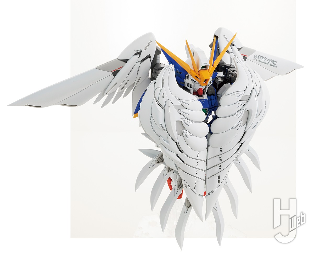 可変機構搭載の「MGSD ウイングガンダムゼロ EW」をシャープに、美しく
