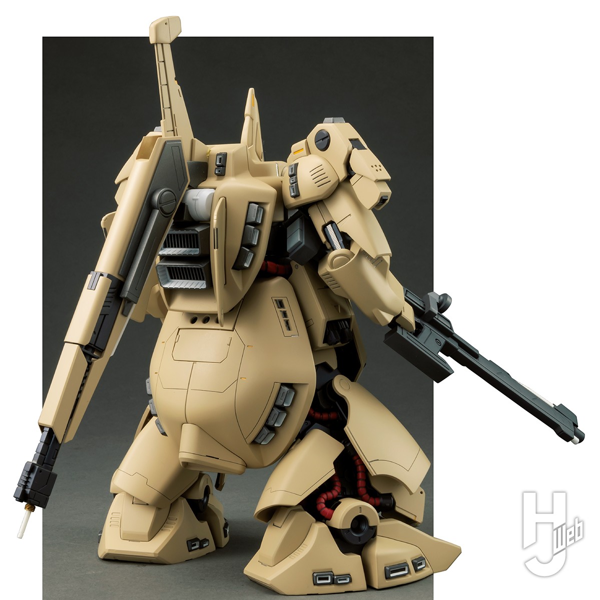 HGUCジ・O」を大胆にアレンジ！磁石を使用した開閉ギミックや肩の隠し