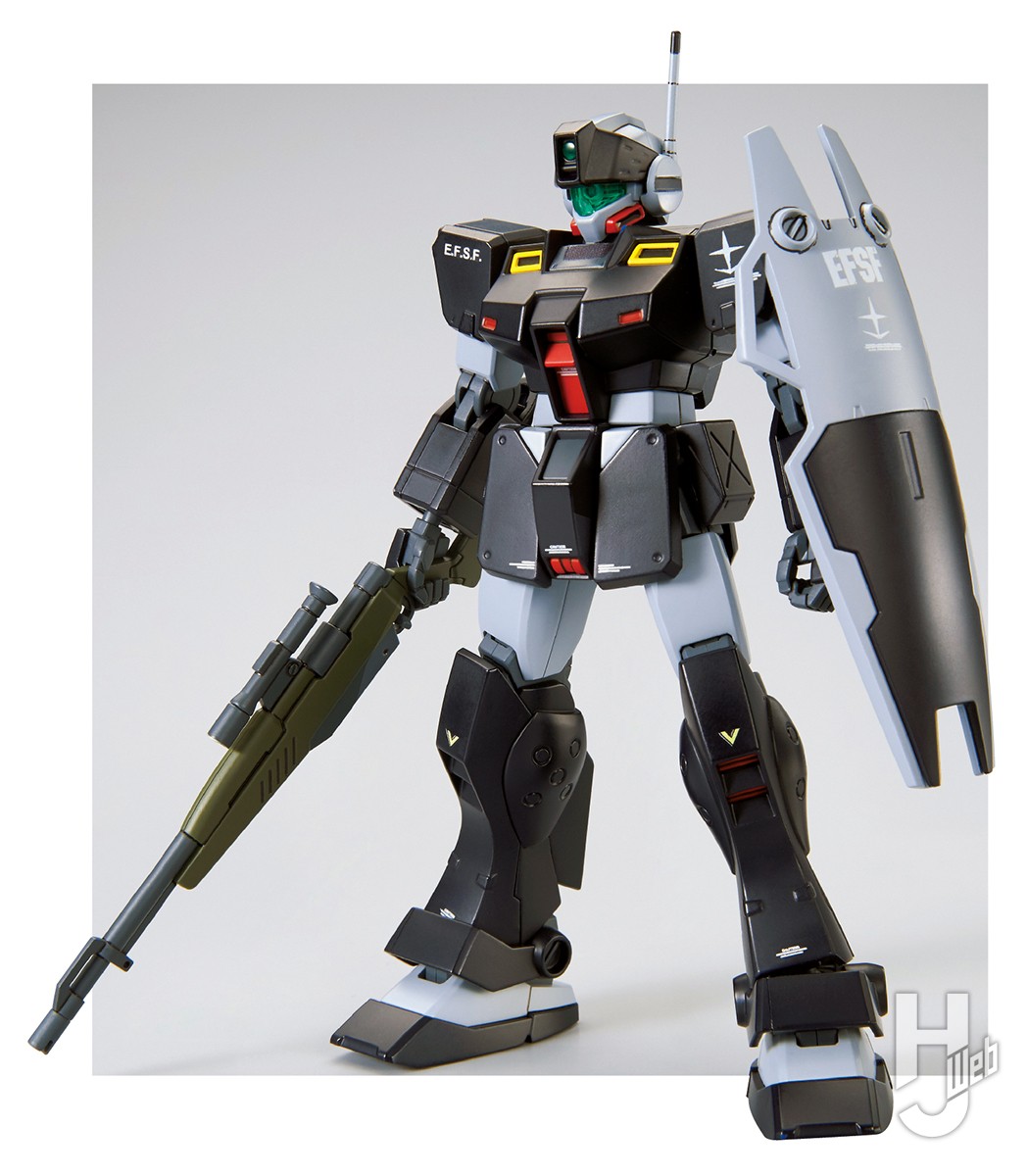 プレバン「HG ジム・スナイパーII（リド・ウォルフ機）」をディテール