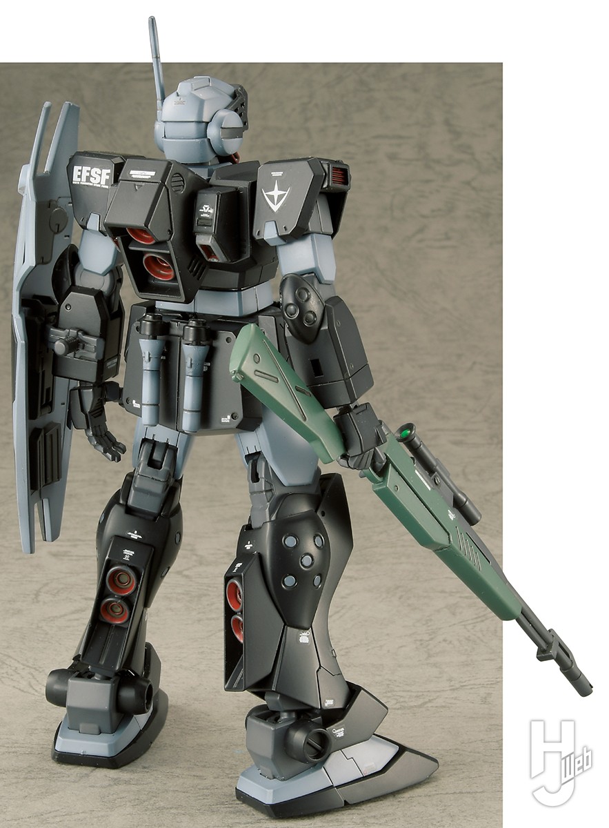 プレバン「HG ジム・スナイパーII（リド・ウォルフ機）」をディテール