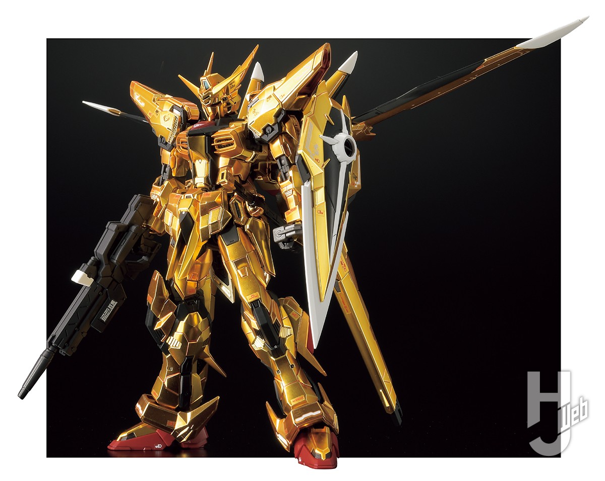 RGアカツキ（オオワシ装備）」＆「シラヌイパック」をメッキを活かした