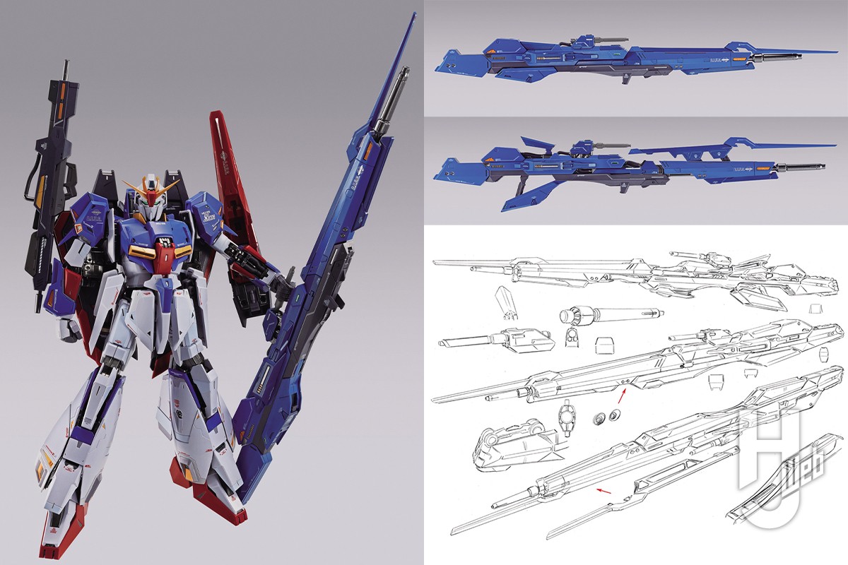 阿久津潤一氏の開発画稿公開】「METAL BUILD ゼータガンダム」の追加