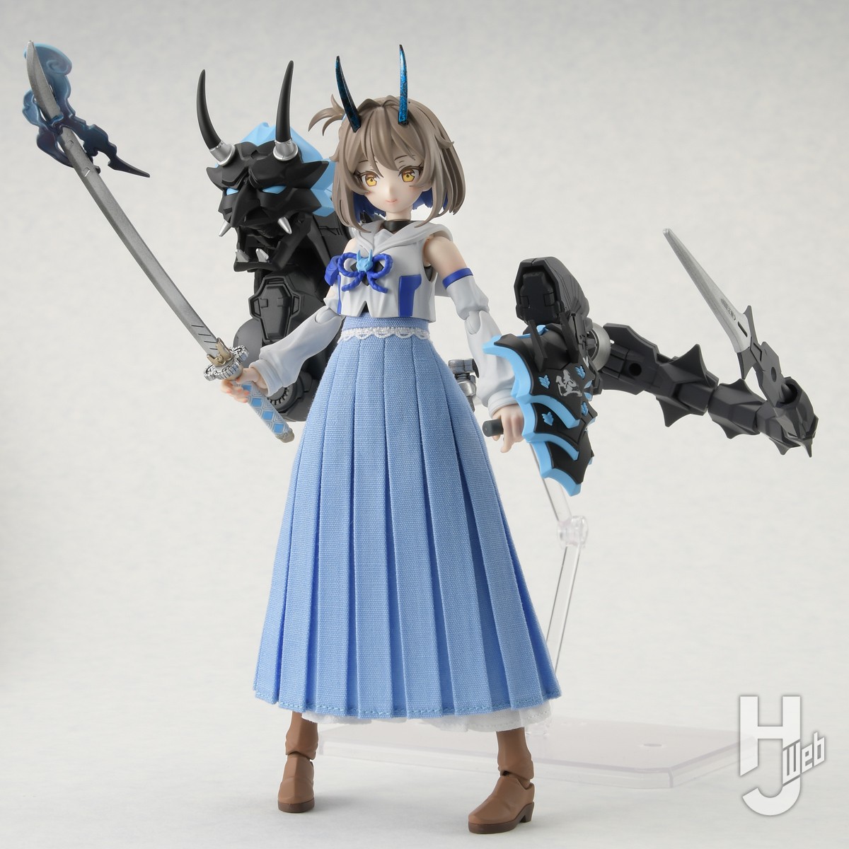 大正浪漫の鬼娘”爆誕!! 30MS「ソウレイ」を大正浪漫風にカスタマイズ