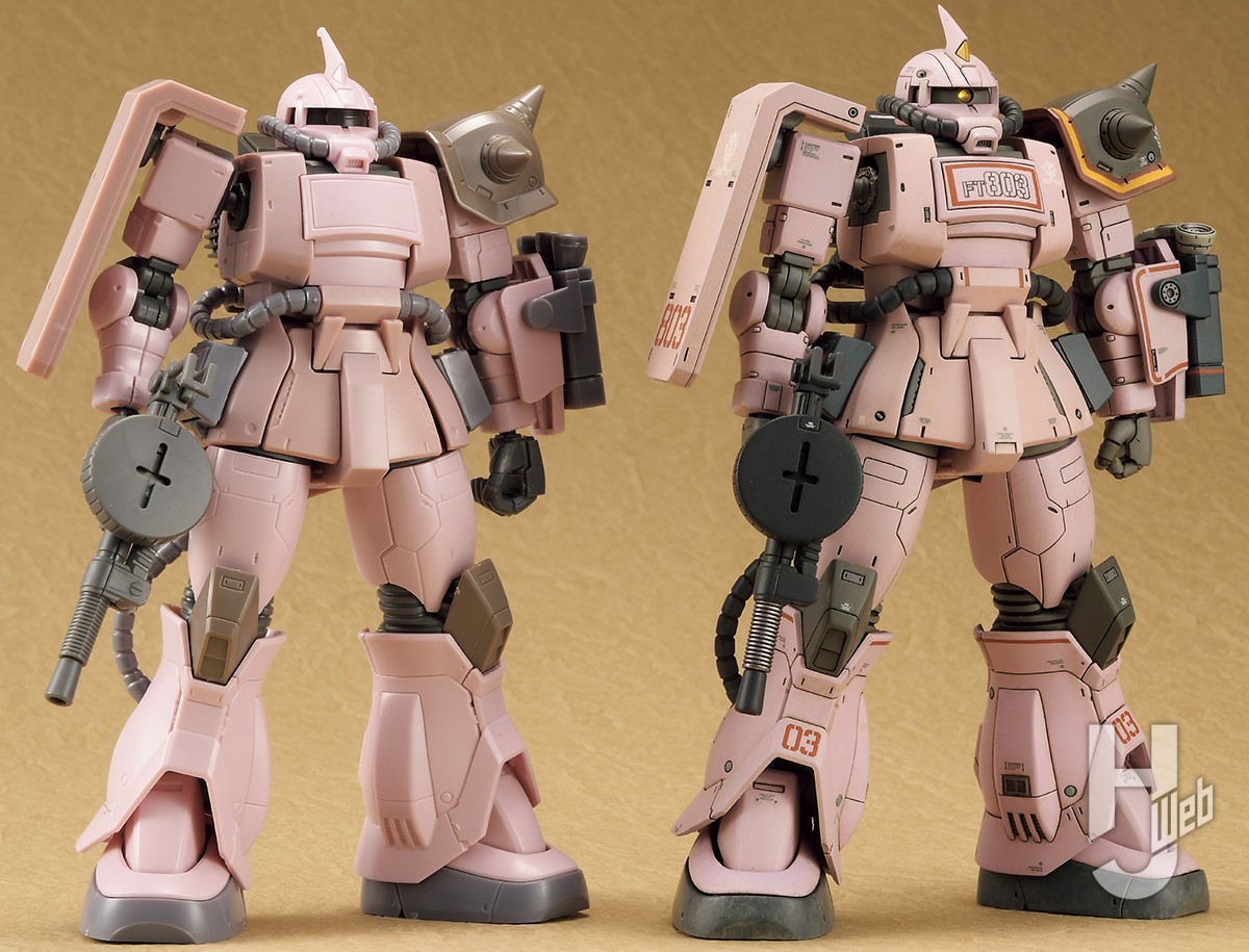 ザク・デザートタイプ ピンクパンサー隊機」がHG化！プロポーション
