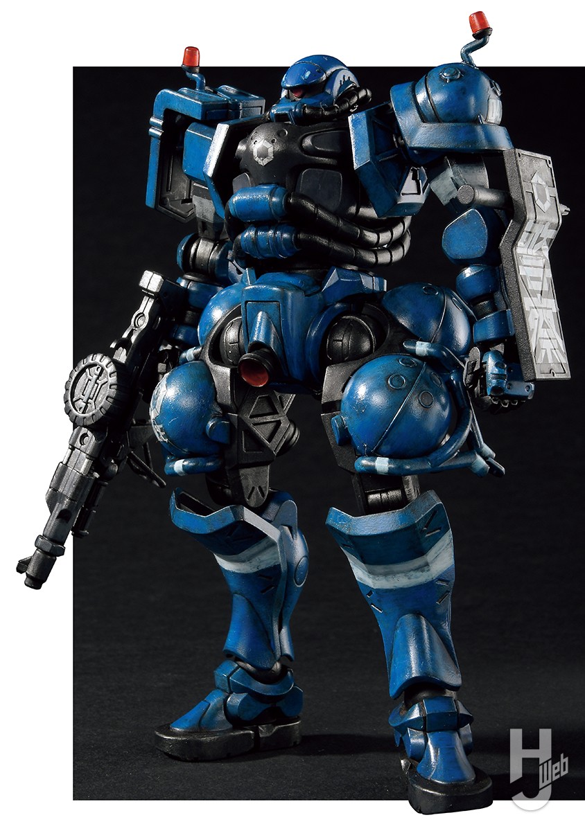 HG 軍警ザク」をラッカー塗料筆塗り！光沢や密度が大きく変化して情報