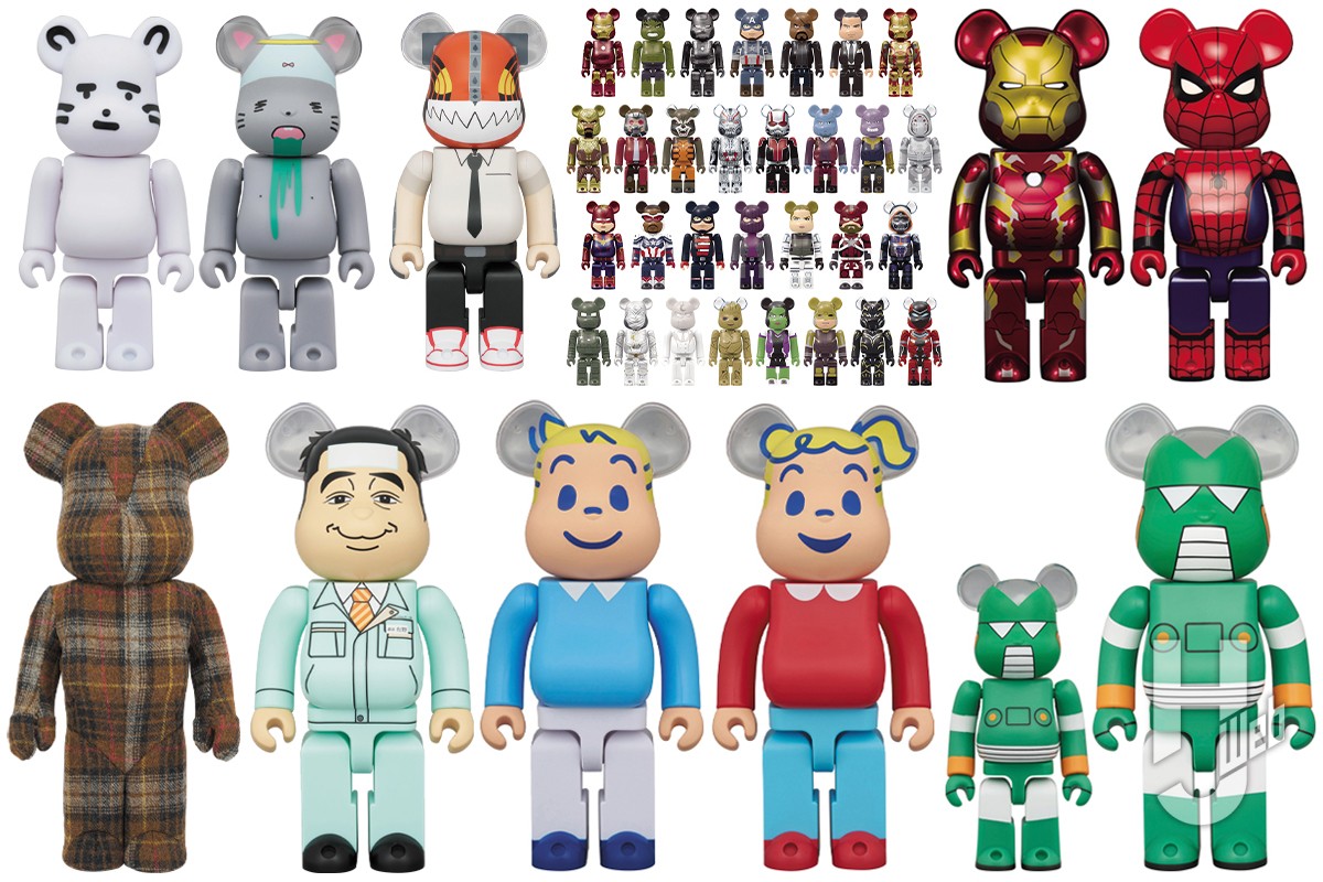 ゲームセンターCX 有野課長」、「カンタム・ロボ」など新作BE@RBRICKを