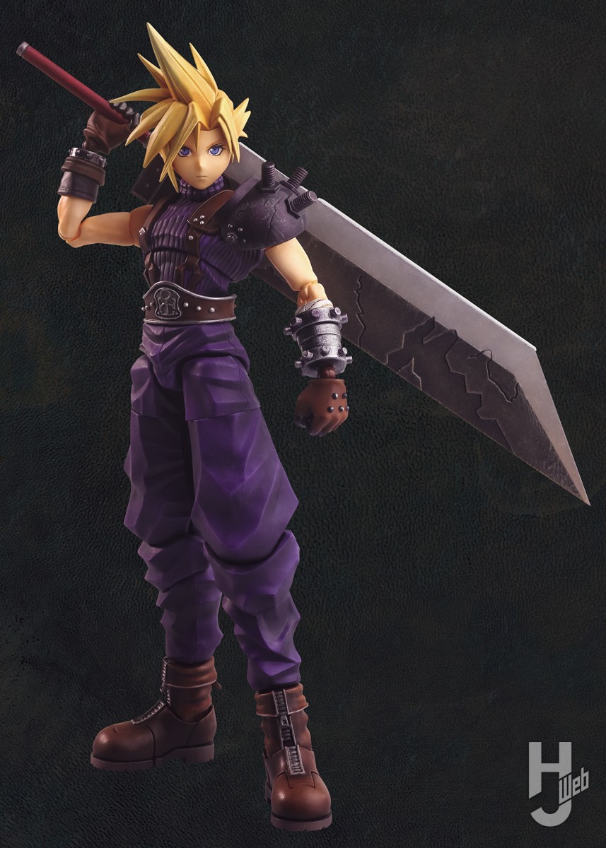 FF7』クラウドの可動プラキットが予約開始！1997年の