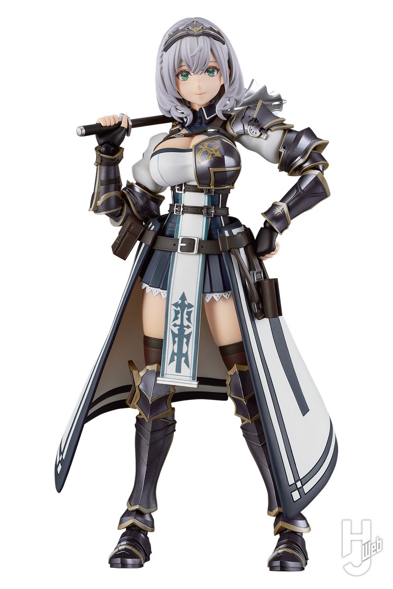 ホロライブの「白銀ノエル」がPLAMATEAに登場！三種類の表情パーツに