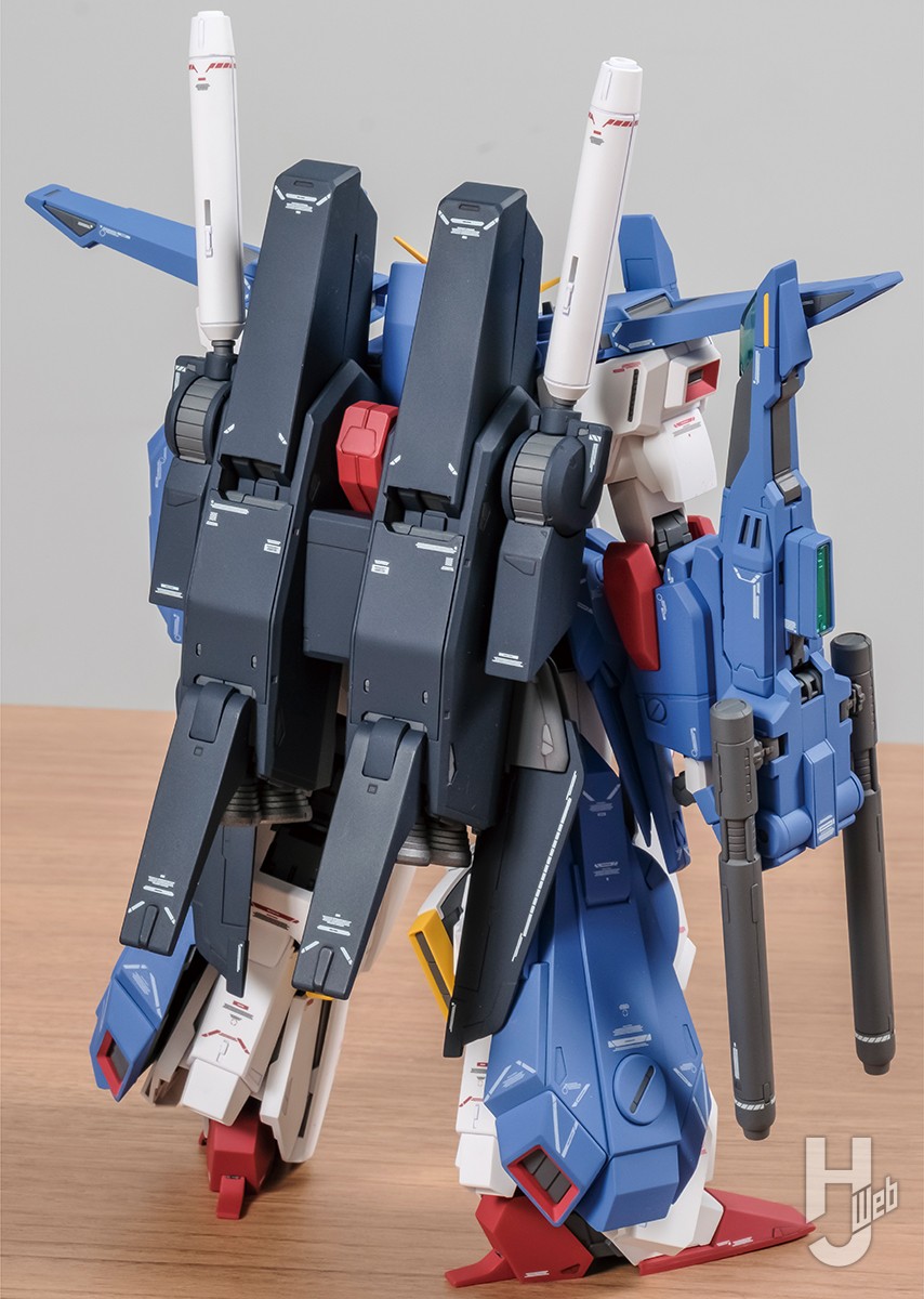 連載スタート】「MG フルアーマーZZガンダム Ver.Ka」の完成見本&機体
