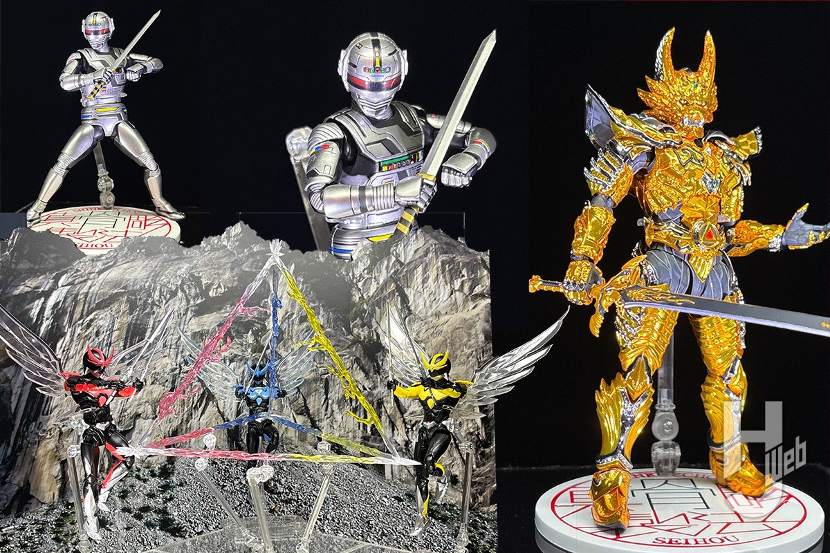 S.H.Figuarts（真骨彫製法）「ギャバン」「ウイングマン」「黄金騎士