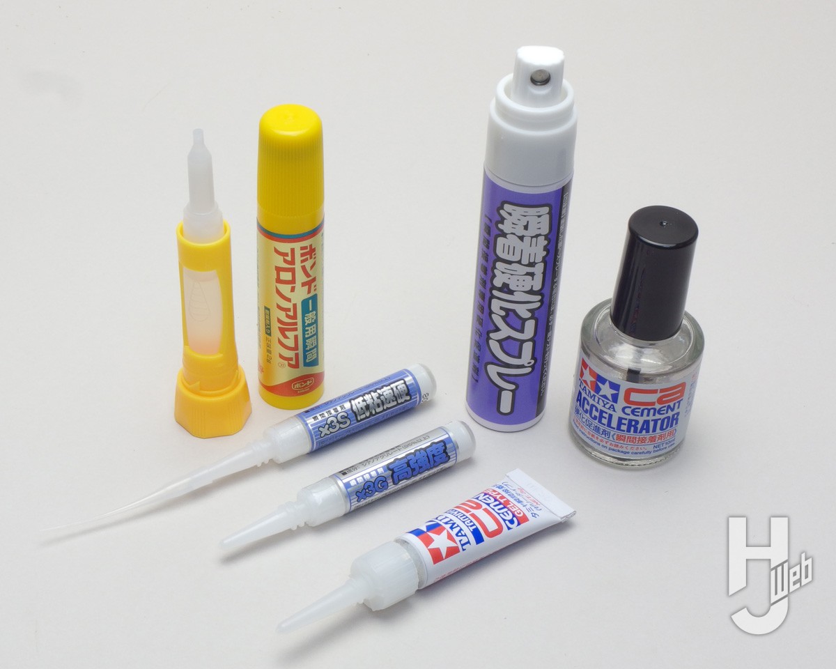 続：プラモデルの組み立てに使う接着剤の特性を学ぼう！ 瞬間接着剤