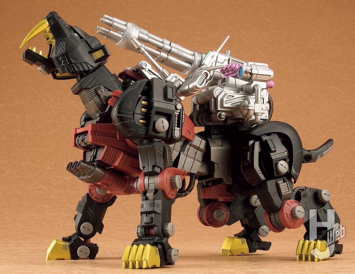 帝国ゾイドおなじみの「セイバータイガー」がシュバルツ専用機体で