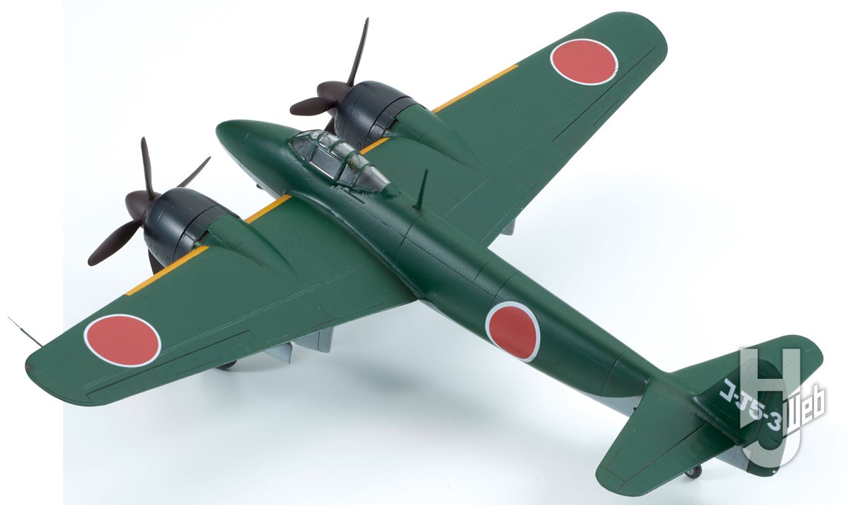 ウシモデル「1/72 中島J5N 天雷」を主翼後縁に導風板がない試作3号機