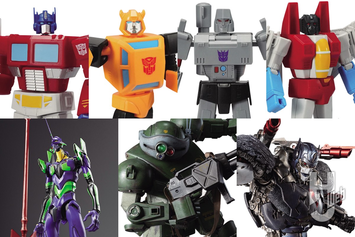 トランスフォーマー/G1」の組立て式塗装済みキットや「スコープドッグ