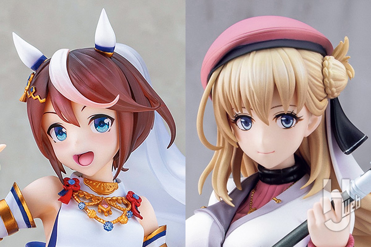 ウマ娘』和装のトウカイテイオーと「軌跡シリーズ」私服姿のアニエス