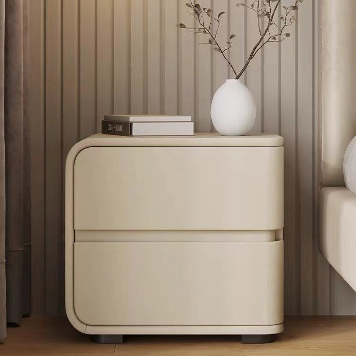 ベッドサイドテーブル 引き出し付き 収納テーブル 無垢材 木制 パイン