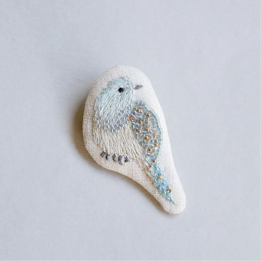 青い鳥のブローチキット / MIYUKI FACTORY – Craftie Home (クラフティ