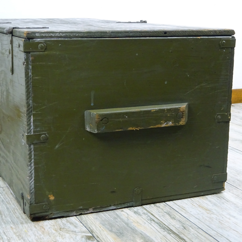 ヴィンテージ US アーミー ミリタリー フットロッカー トランク