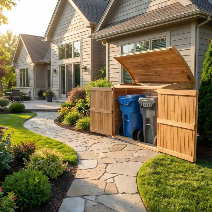 Outdoor Living Today 6x3 Oscar Waste Management Shed